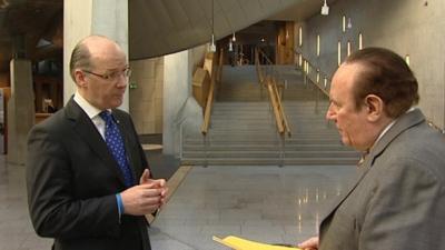 John Swinney and Andrew Neil