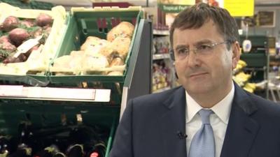 Tesco chief executive, Philip Clarke