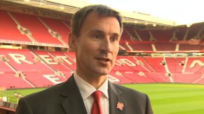 Culture Secretary Jeremy Hunt