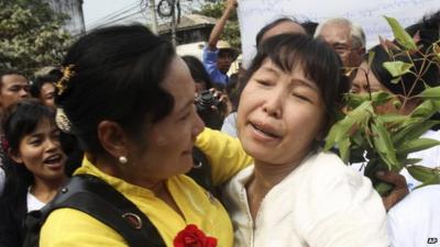 Burma prisoner release