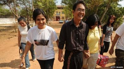 Freed political prisoner