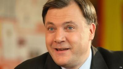 Shadow chancellor Ed Balls