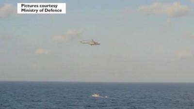 Royal Navy Lynx Mark 8 helicopter