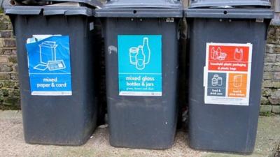 Recyling bins