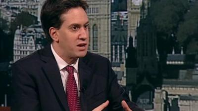 Labour leader Ed Miliband