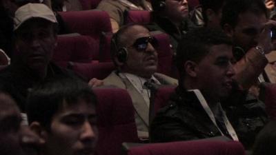 Cinema for the blind in Marrakesh