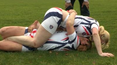 British kabaddi team in training