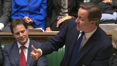 David Cameron at PMQs