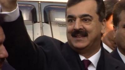Pakistan's Yousuf Raza Gilani