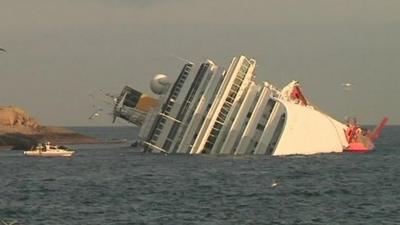 The Costa Concordia