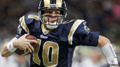 St. Louis Rams quarterback Kellen Clemens.