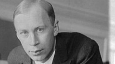 Russian composer Sergei Prokofiev