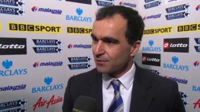 Wigan manager Roberto Martinez