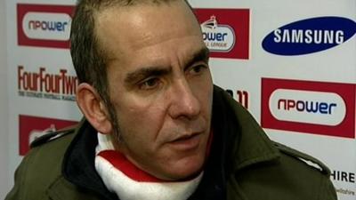 Paolo Di Canio, Swindon manager