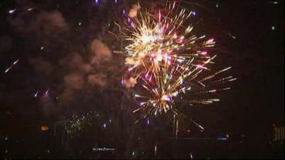 Fireworks over Beijing