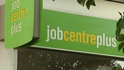 Job centre sign