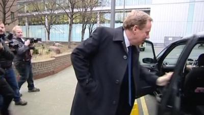 Harry Redknapp arrives at Southwark Court