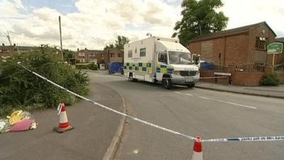 Prison van in Redditch