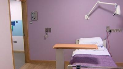 A room inside the new eating disorders unit at St John's Hospital