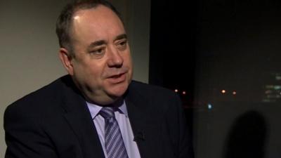 First Minister Alex Salmond