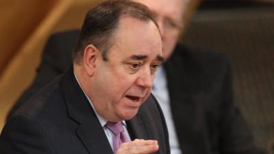 Scotland's First Minister Alex Salmond