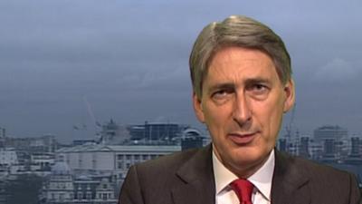 Defence Minister Philip Hammond