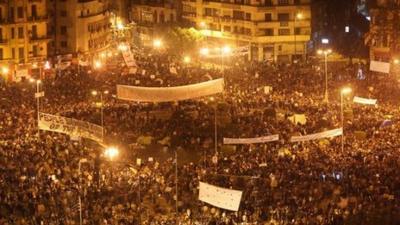 Tahrir Square during the uprising