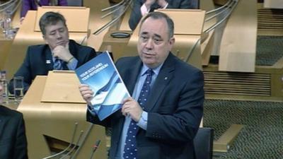 First Minister Alex Salmond