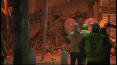 Rio de Janeiro building collapse.