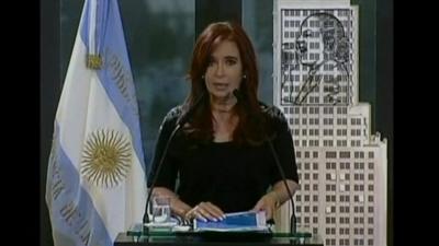 President of Argentina, Cristina Fernandez de Kirchner