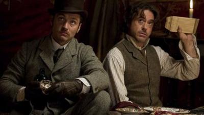 A scene from Sherlock Holmes