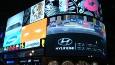 Piccadilly Circus neon signs