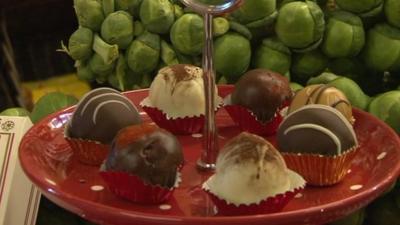 Chocolate-covered sprouts