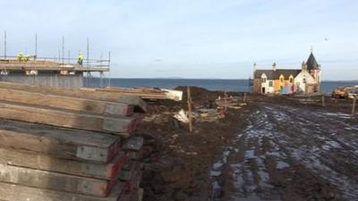 Building work in John O'Groats