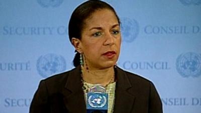 US ambassador to the United Nations Susan Rice