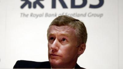 Former Royal Bank of Scotland chief executive Sir Fred Goodwin