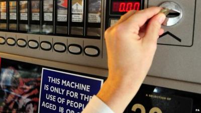 Cigarette vending machine