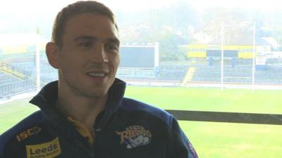 Leeds Rhinos' captain Kevin Sinfield