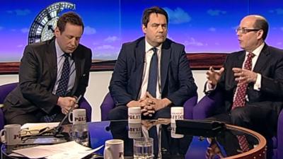 Ed Vaizey, Stephen Twigg and Nick Robinson