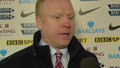 Aston Villa boss Alex McLeish