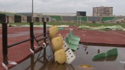 Stadium aftermath