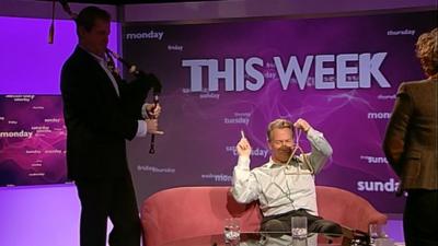 Alastair Campbell and Michael Portillo