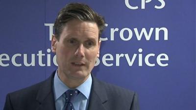 Director of Public Prosecutions Keir Starmer