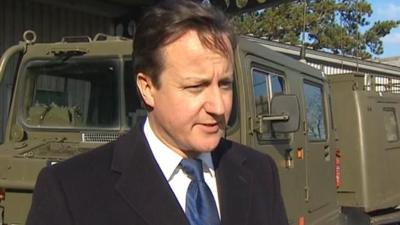 Prime Minister David Cameron