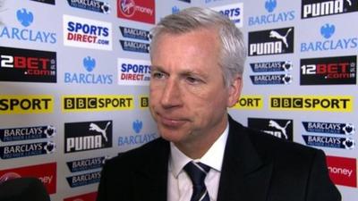 Newcastle boss Alan Pardew