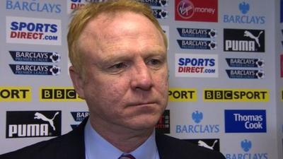 Aston Villa boss Alex McLeish