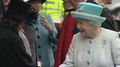 The Queen in King's Lynn