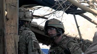 British soldiers on patrol in Afghanistan