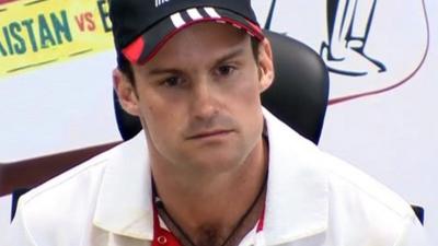 England captain Andrew Strauss