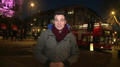 Joe Tidy standing in London street